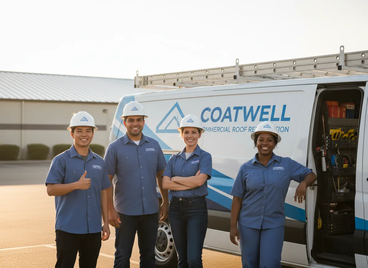 Commercial roof coating company in Stem, NC